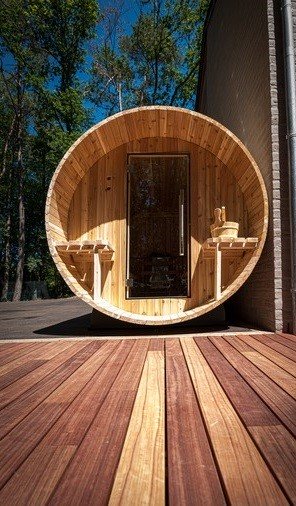 Sauna - Projet de wellness (GardenSKoncept)