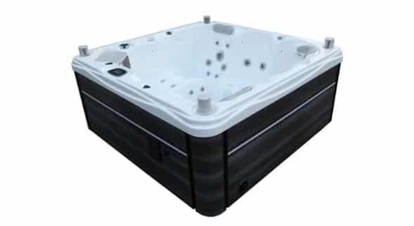 Jacuzzi dans un jardin - Extérieur