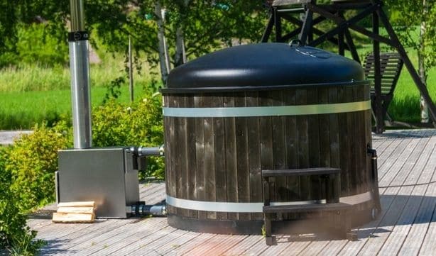 Bain nordique en bois - Sombre (GardenSKoncept - Luxembourg)