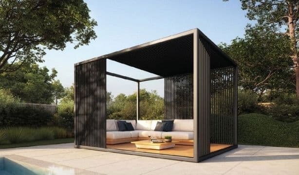 Pergola en alu pour votre jardin - GardenSKoncept