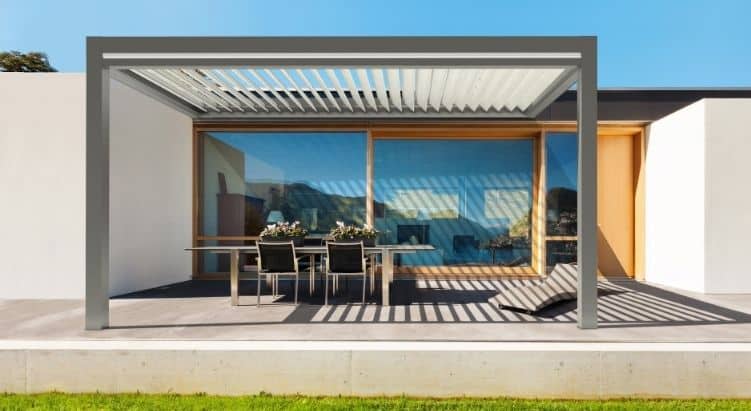 Pergola bioclimatique - GardenSKoncept au Luxembourg