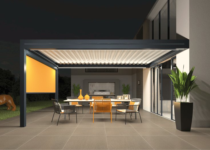 Pergola en alu avec GardenSKoncept au Luxembourg